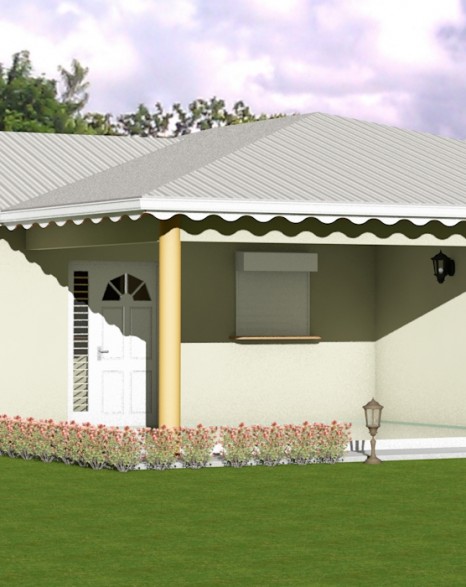 Construction d'une villa Elisa en martinique, guadeloupe' en Martinique, guadeloupe'