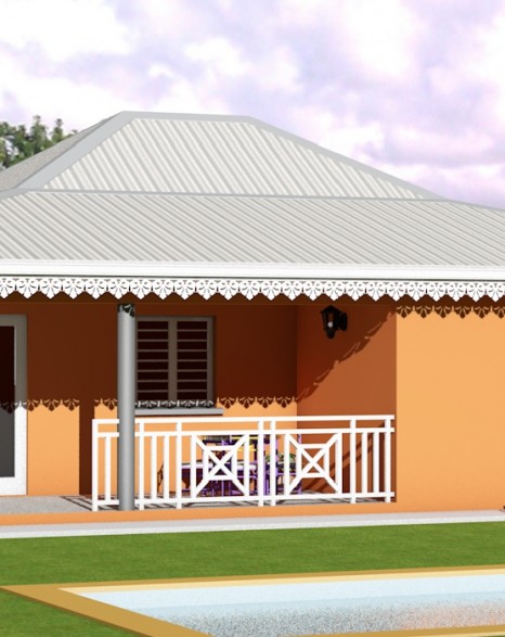 Construction d'une villa théo en Martinique et guadeloupe' en Martinique, guadeloupe'